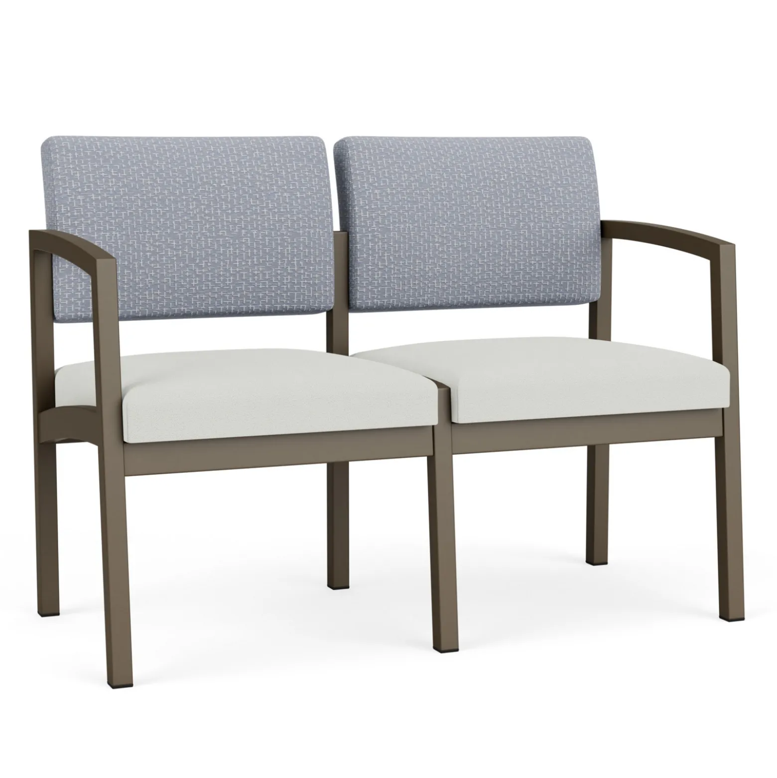 New Castle Two Seat Sofa with Designer Upholstery