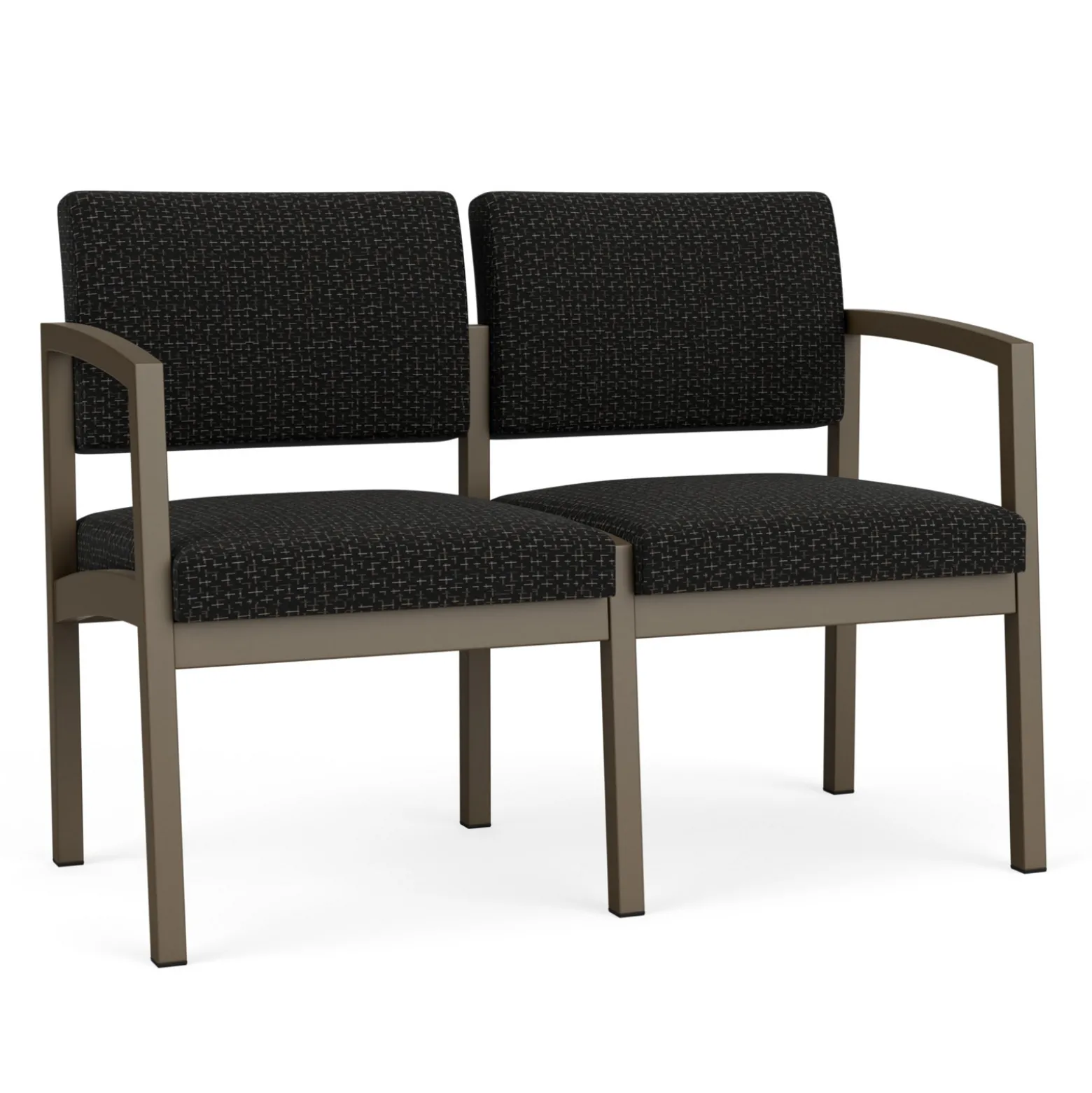 New Castle Two Seat Sofa with Designer Upholstery