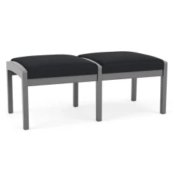 New Castle Wood 2 Seat Bench with Standard Upholstery