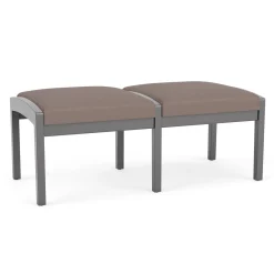 New Castle Wood 2 Seat Bench with Standard Upholstery