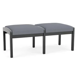 New Castle Wood 2 Seat Bench with Standard Upholstery