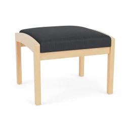 New Castle Wood 1 Seat Bench with Designer Upholstery