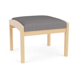 New Castle Wood 1 Seat Bench with Designer Upholstery
