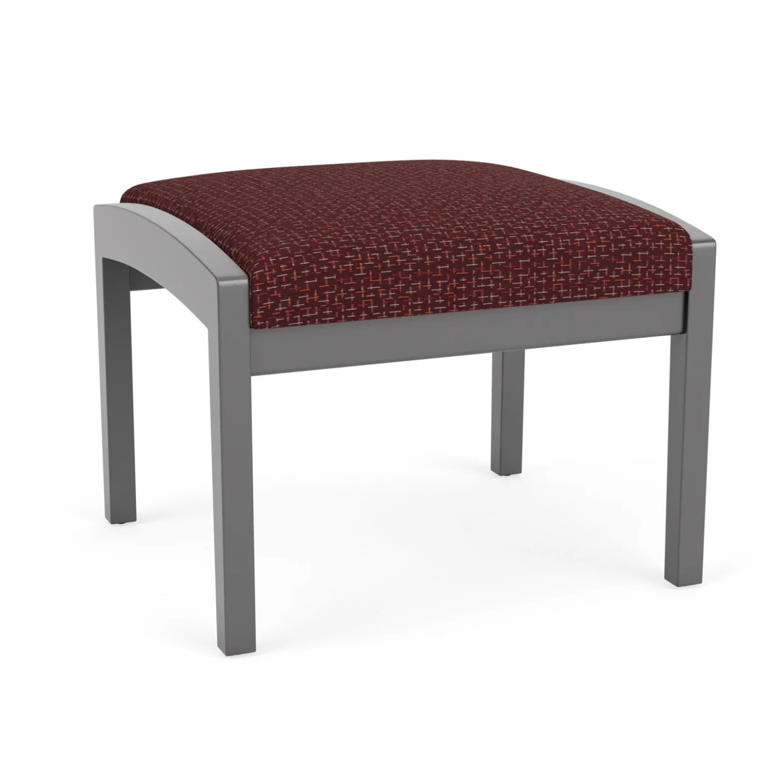 New Castle Wood 1 Seat Bench with Designer Upholstery