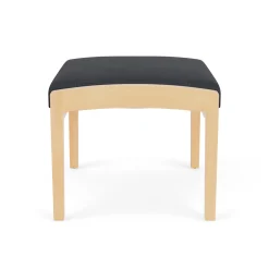 New Castle Wood 1 Seat Bench with Designer Upholstery