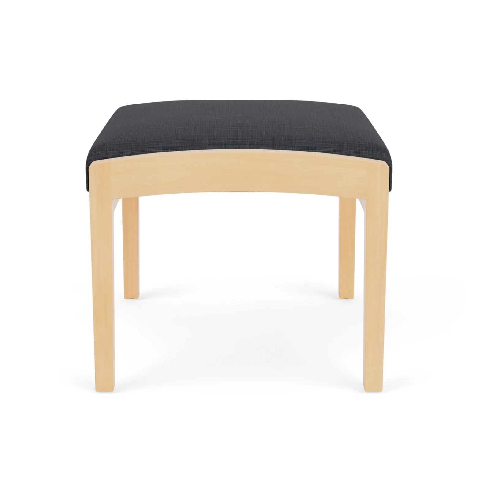 New Castle Wood 1 Seat Bench with Designer Upholstery
