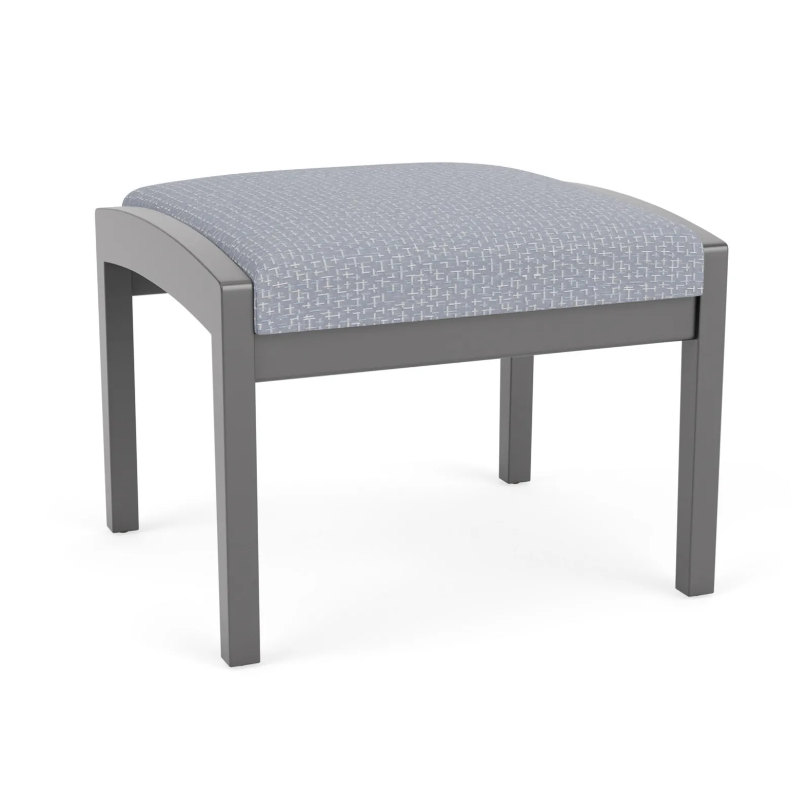 New Castle Wood 1 Seat Bench with Designer Upholstery