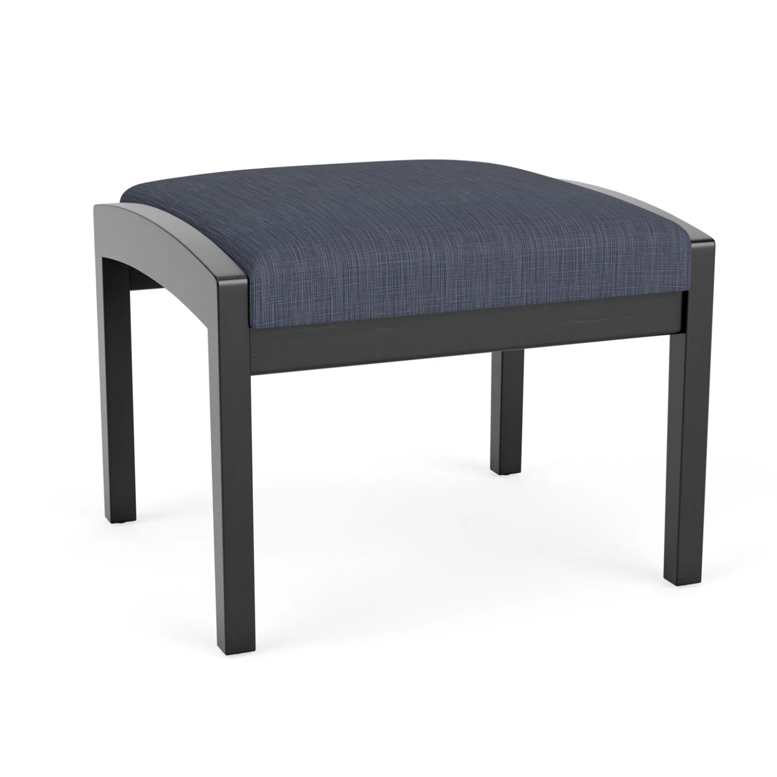 New Castle Wood 1 Seat Bench with Designer Upholstery