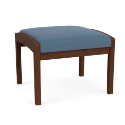 New Castle Wood 1 Seat Bench with Standard Upholstery