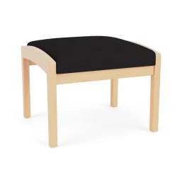 New Castle Wood 1 Seat Bench with Standard Upholstery