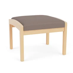 New Castle Wood 1 Seat Bench with Standard Upholstery