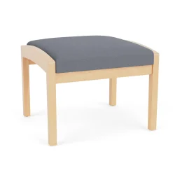 New Castle Wood 1 Seat Bench with Standard Upholstery