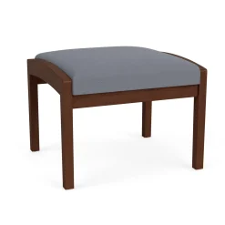 New Castle Wood 1 Seat Bench with Standard Upholstery