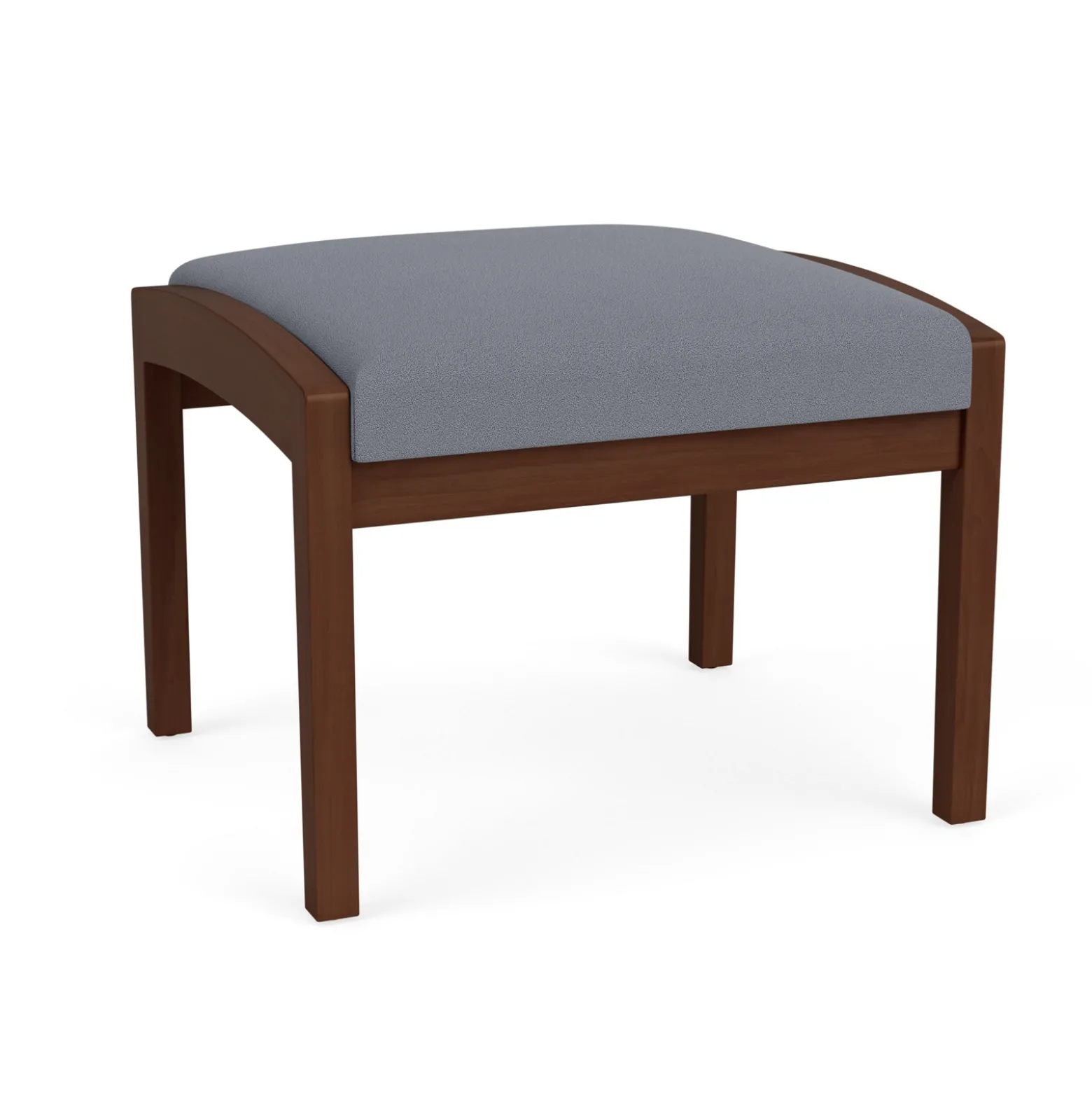 New Castle Wood 1 Seat Bench with Standard Upholstery