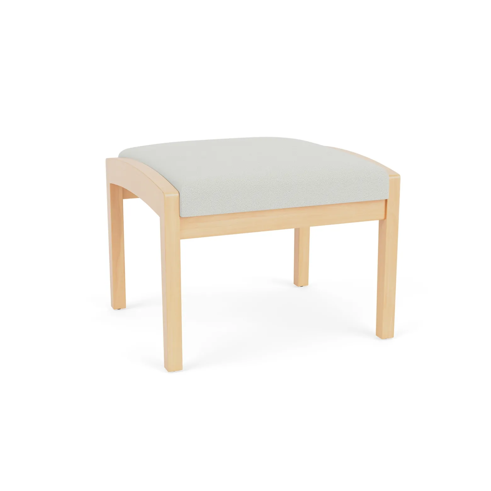 New Castle Wood 1 Seat Bench with Standard Upholstery