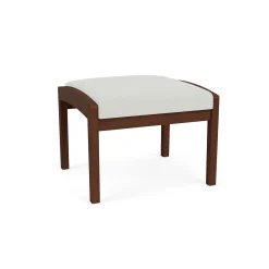 New Castle Wood 1 Seat Bench with Standard Upholstery