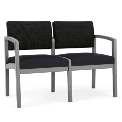 New Castle Wood 2 Seat Sofa with Designer Upholstery