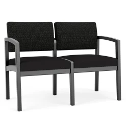 New Castle Wood 2 Seat Sofa with Designer Upholstery