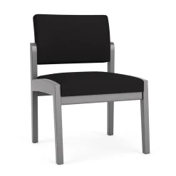 New Castle Wood Armless Guest Chair with Standard Upholstery