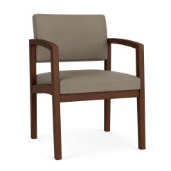 New Castle Wood Guest Chair with Standard Upholstery
