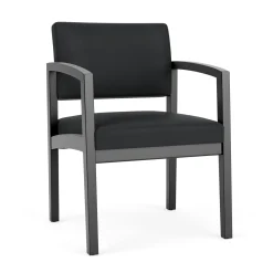 New Castle Wood Guest Chair with Standard Upholstery