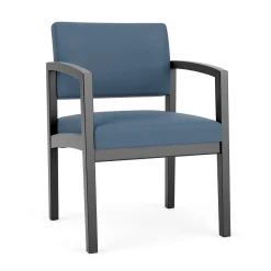 New Castle Wood Guest Chair with Standard Upholstery