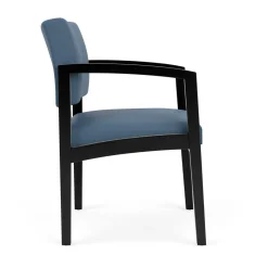 New Castle Wood Guest Chair with Standard Upholstery