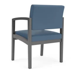 New Castle Wood Guest Chair with Standard Upholstery
