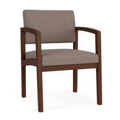 New Castle Wood Guest Chair with Standard Upholstery