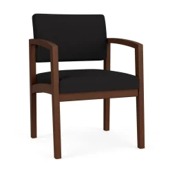 New Castle Wood Guest Chair with Standard Upholstery