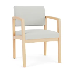 New Castle Wood Guest Chair with Standard Upholstery