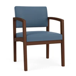 New Castle Wood Guest Chair with Standard Upholstery