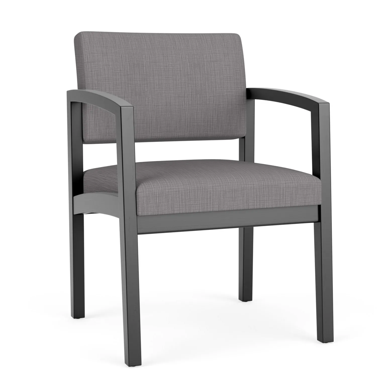 New Castle Wood Guest Chair with Designer Upholstery