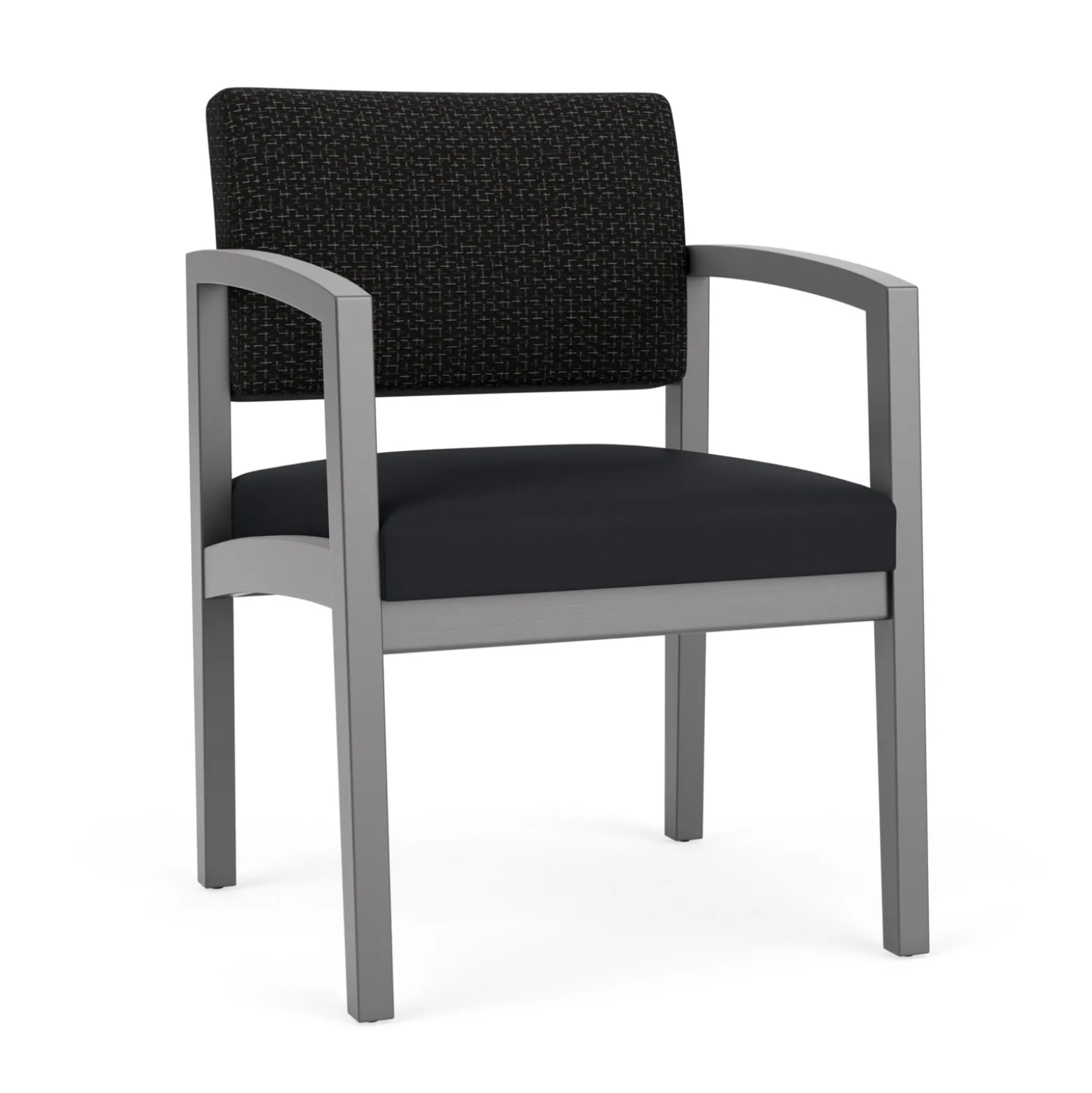 New Castle Wood Guest Chair with Designer Upholstery