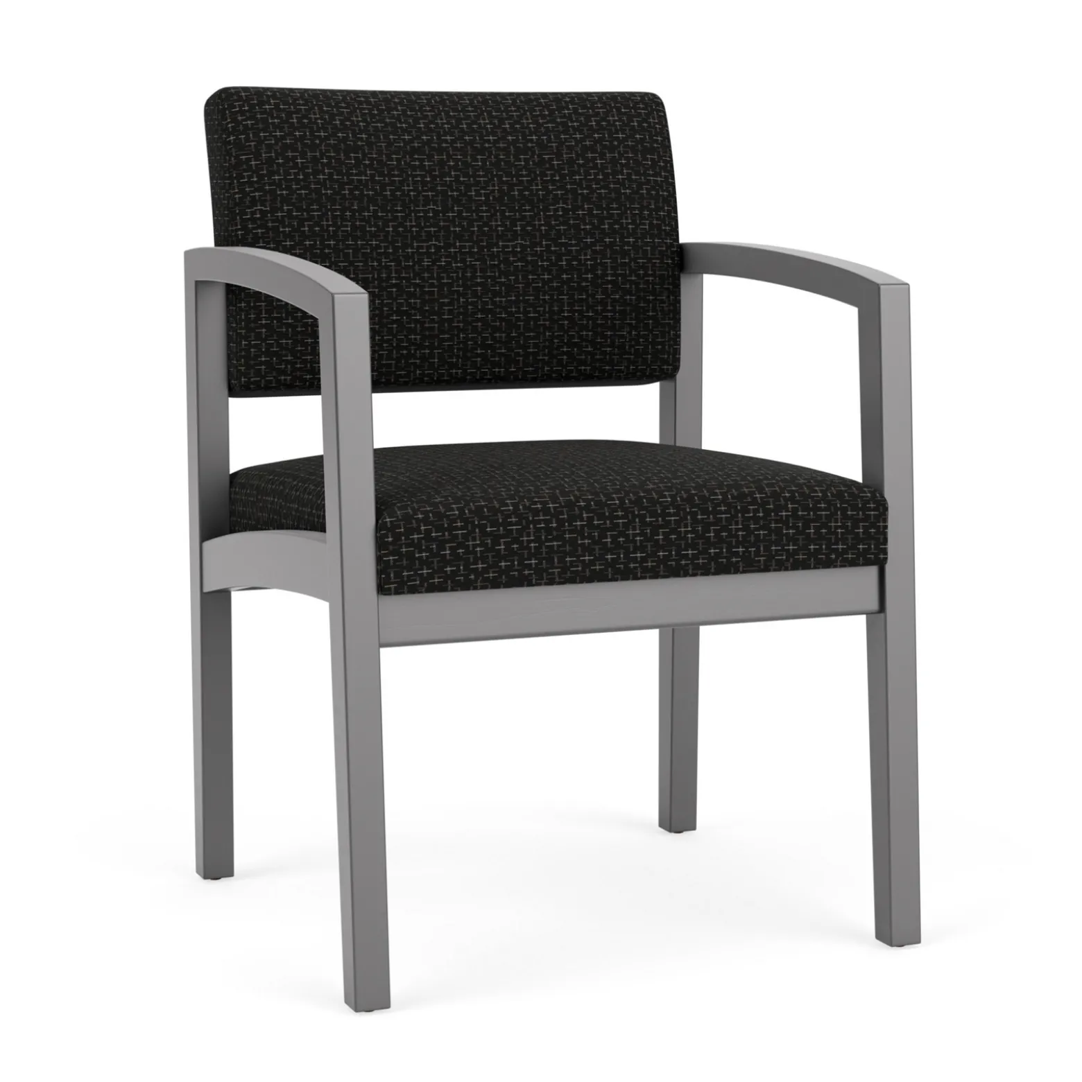 New Castle Wood Guest Chair with Designer Upholstery