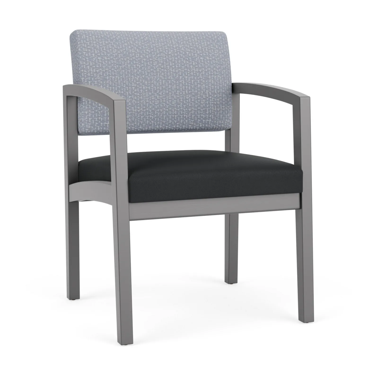 New Castle Wood Guest Chair with Designer Upholstery