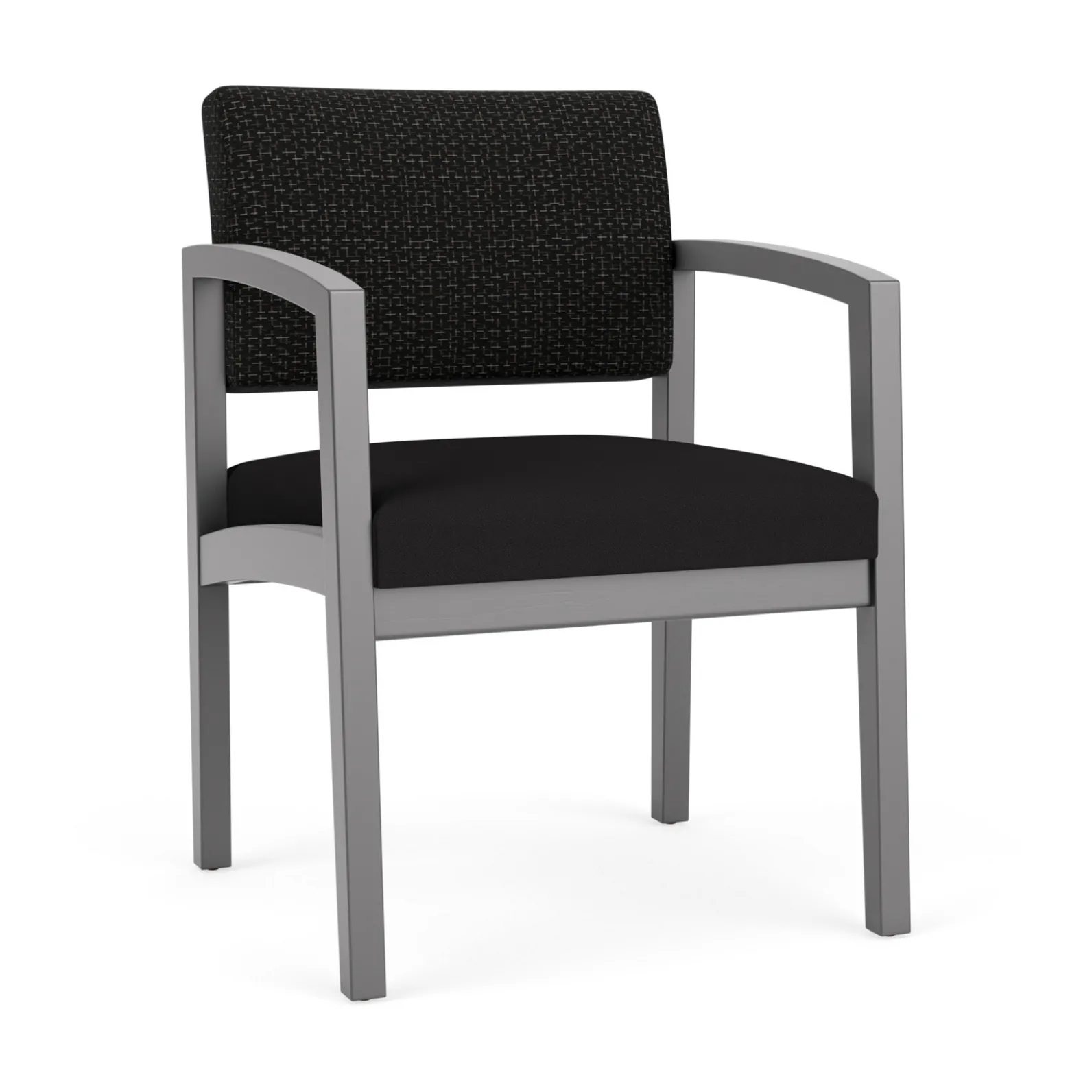 New Castle Wood Guest Chair with Designer Upholstery
