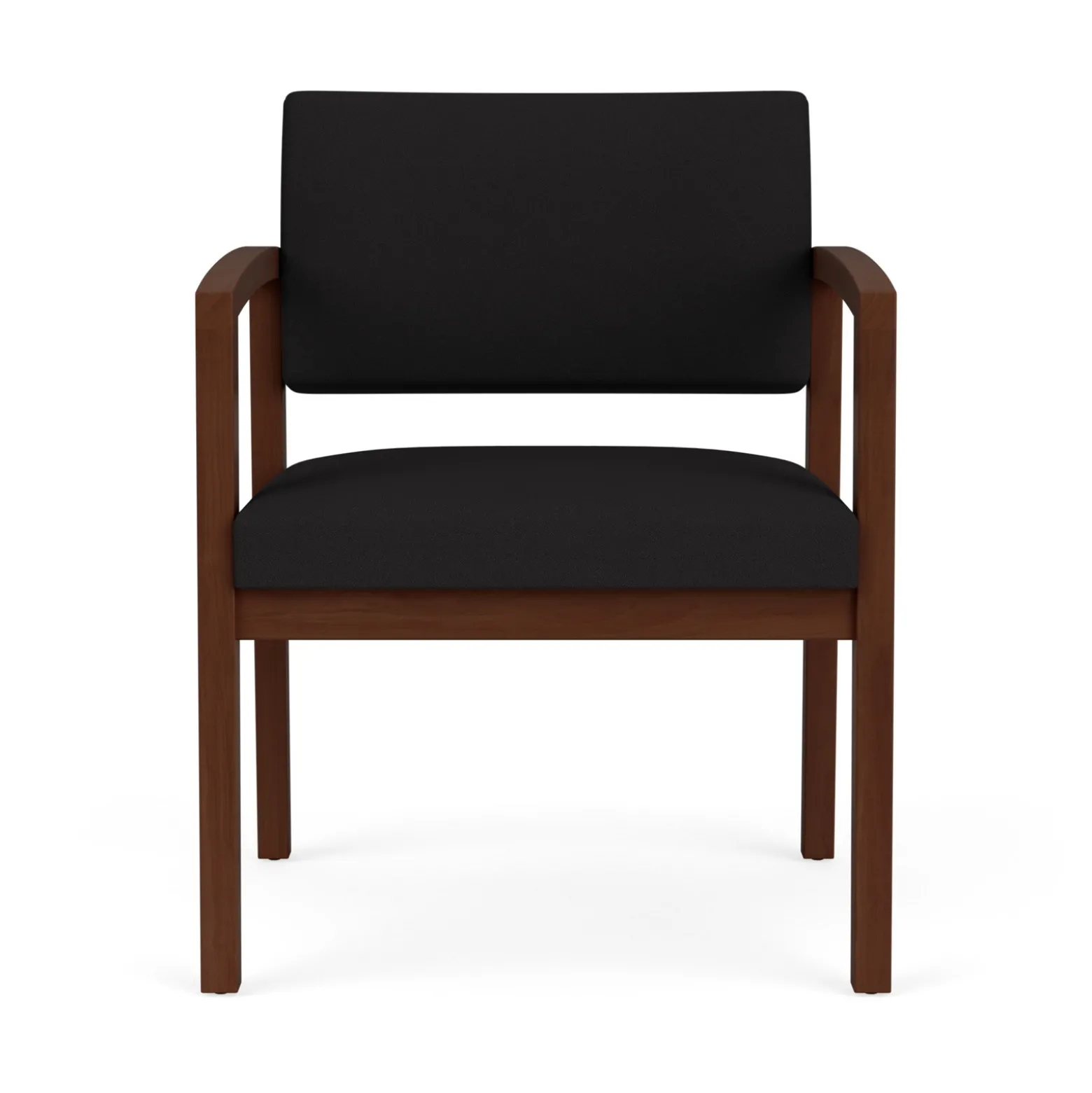 New Castle Wood Oversized Guest Chair with Standard Upholstery