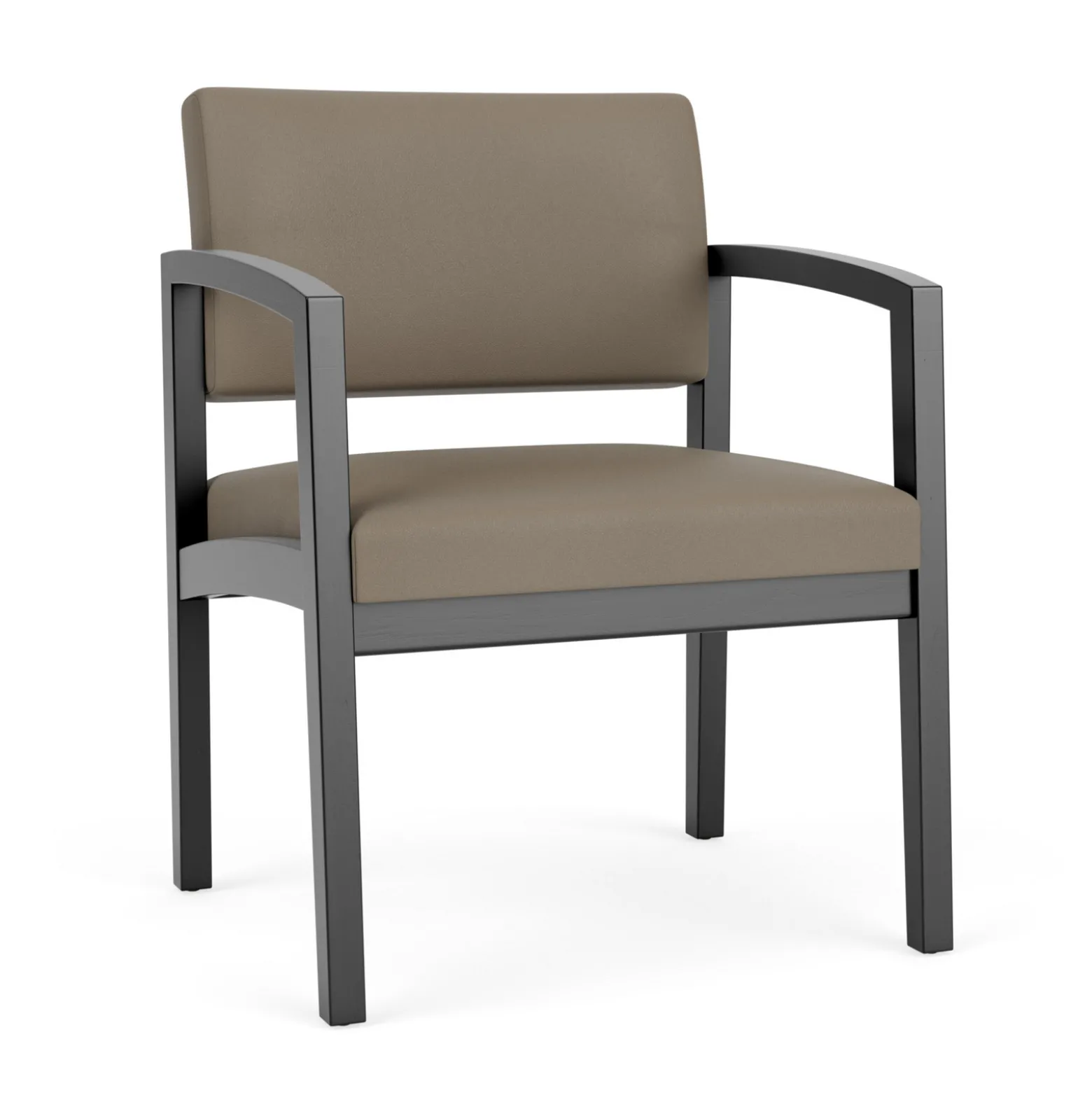New Castle Wood Oversized Guest Chair with Standard Upholstery
