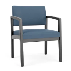 New Castle Wood Oversized Guest Chair with Standard Upholstery