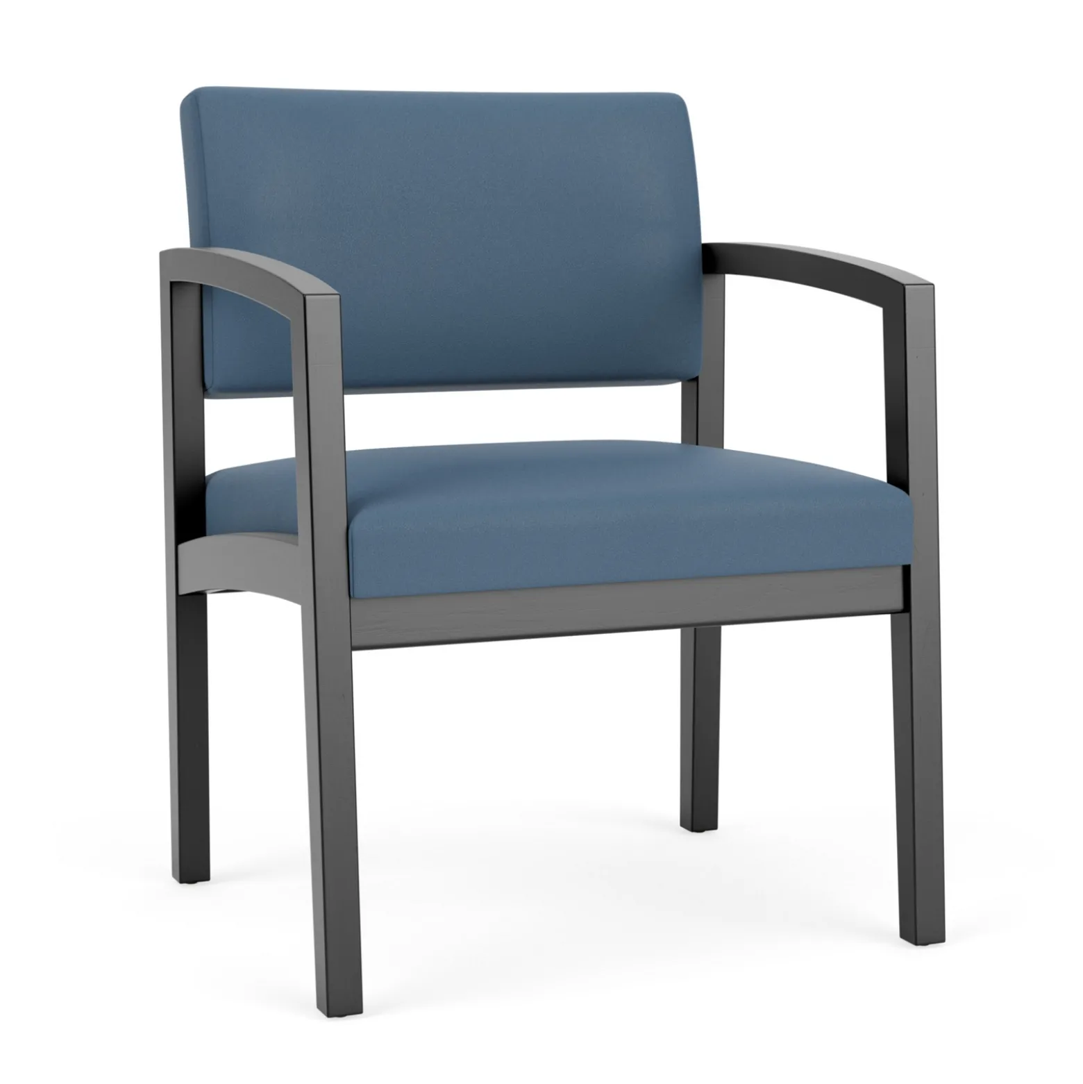 New Castle Wood Oversized Guest Chair with Standard Upholstery
