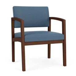 New Castle Wood Oversized Guest Chair with Standard Upholstery