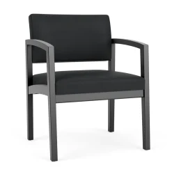 New Castle Wood Oversized Guest Chair with Standard Upholstery