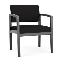 New Castle Wood Oversized Guest Chair with Standard Upholstery