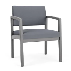 New Castle Wood Oversized Guest Chair with Standard Upholstery