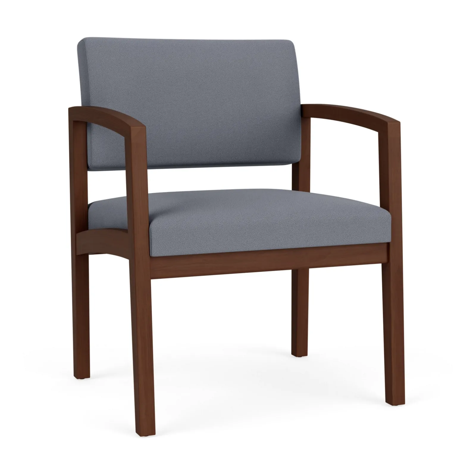 New Castle Wood Oversized Guest Chair with Standard Upholstery