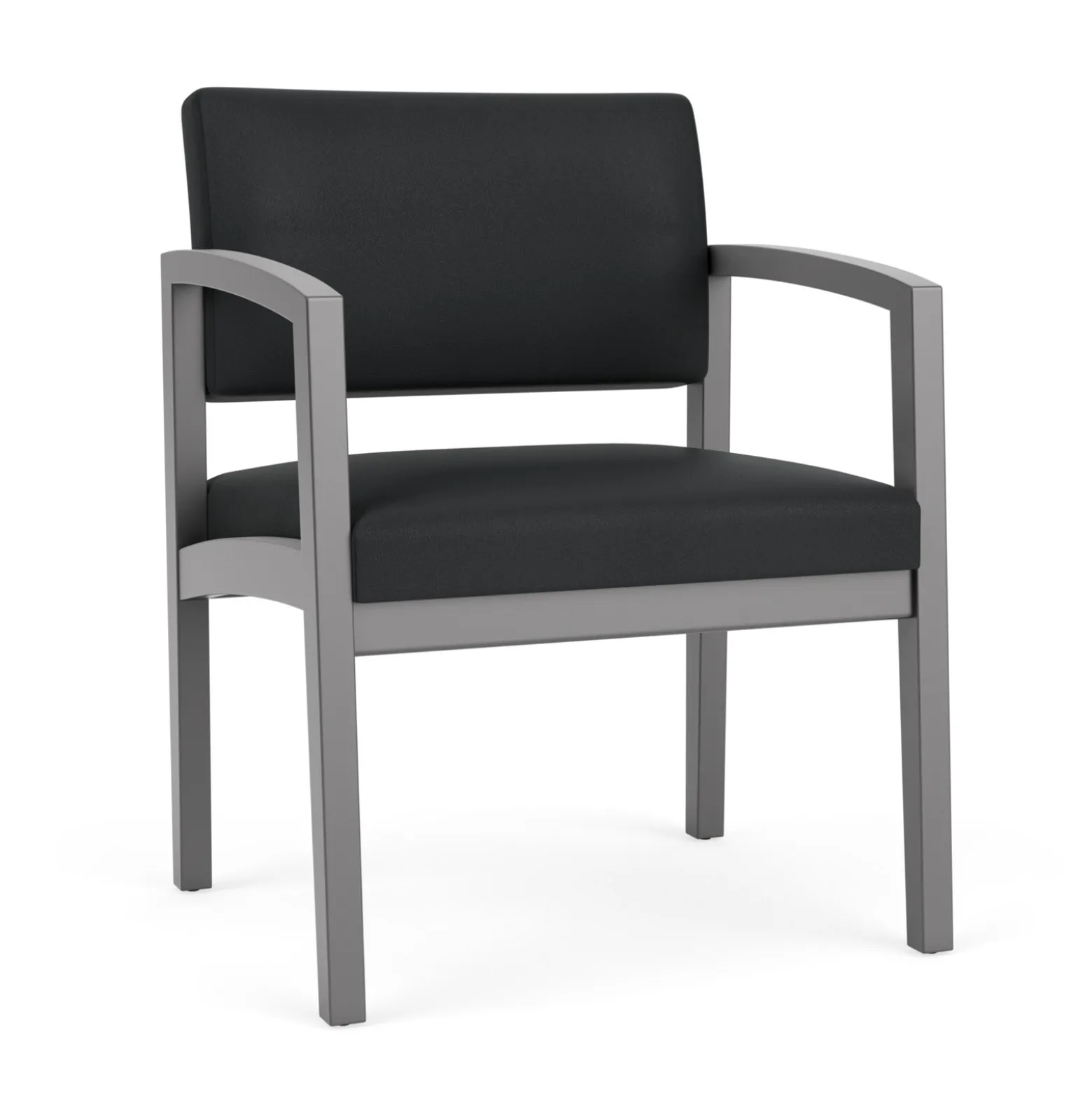 New Castle Wood Oversized Guest Chair with Standard Upholstery