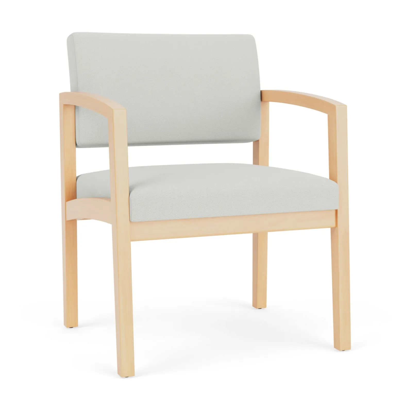 New Castle Wood Oversized Guest Chair with Standard Upholstery