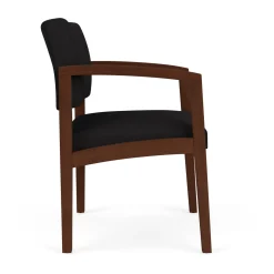 New Castle Wood Oversized Guest Chair with Standard Upholstery