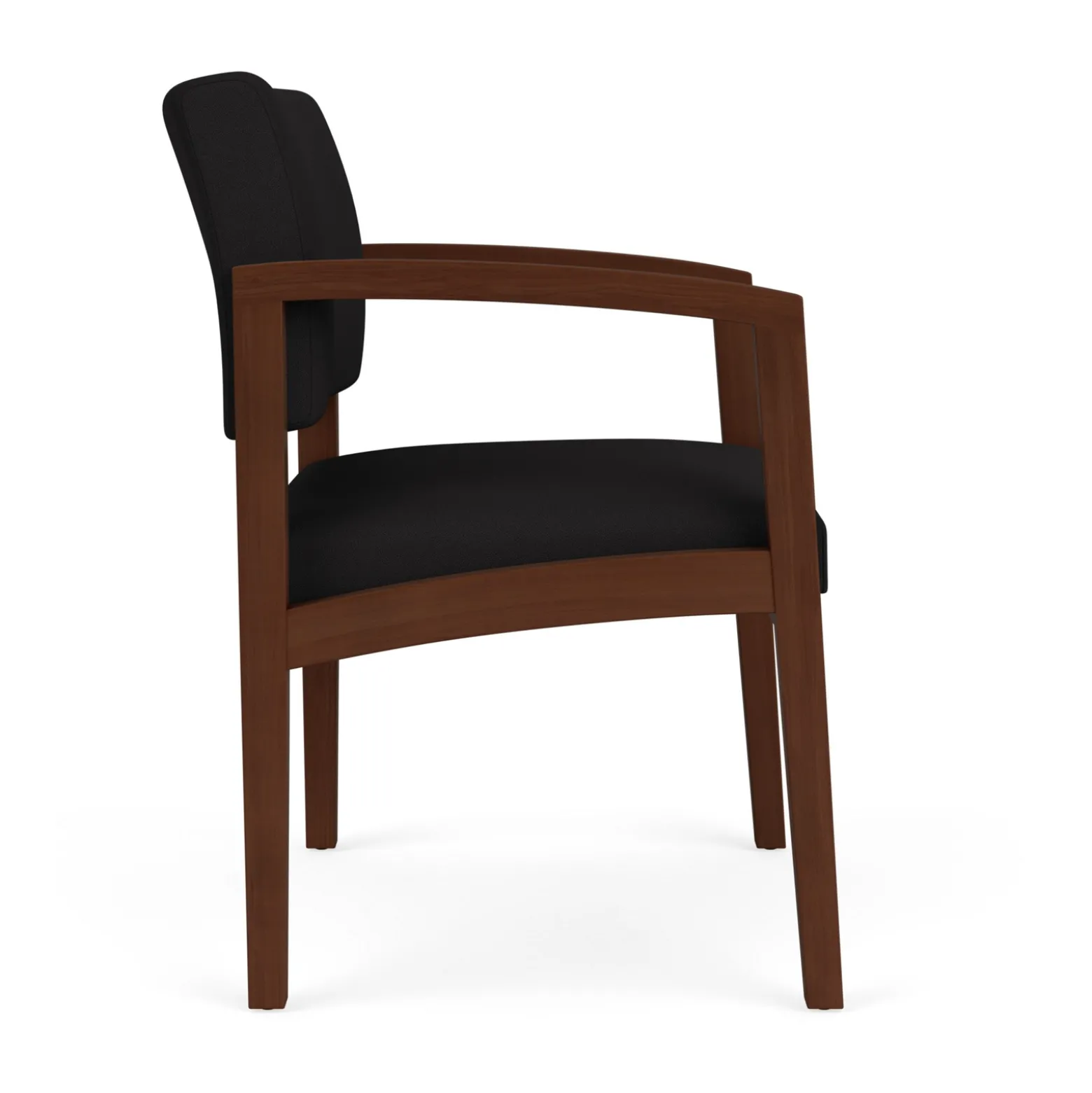 New Castle Wood Oversized Guest Chair with Standard Upholstery